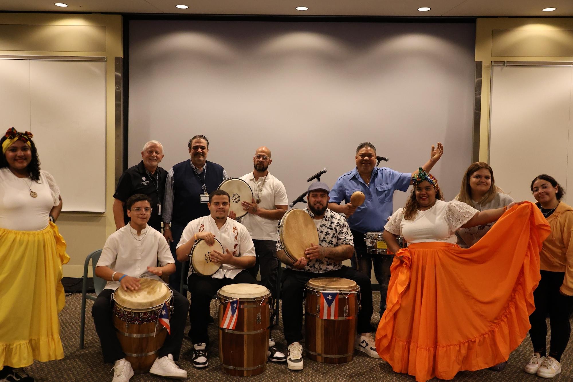 A concert performance by Los Bomberos de la Calle